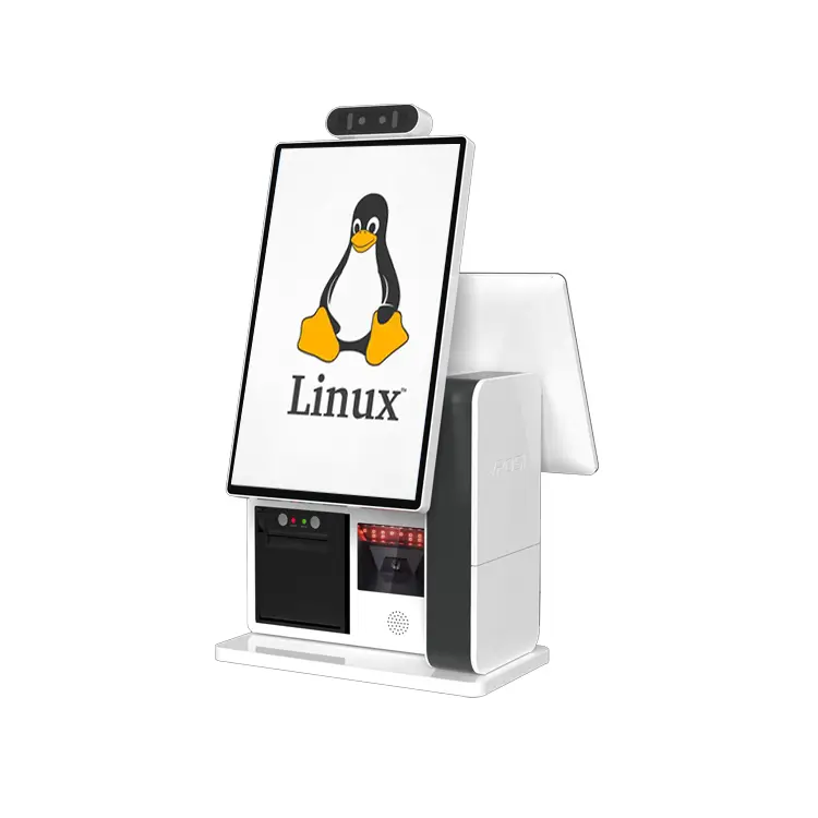 Self Service Cash Register Machine Pos Systems With Thermal Printer and Scanner 1D 2D Payment Self Checkout Kiosk Machine — image 6