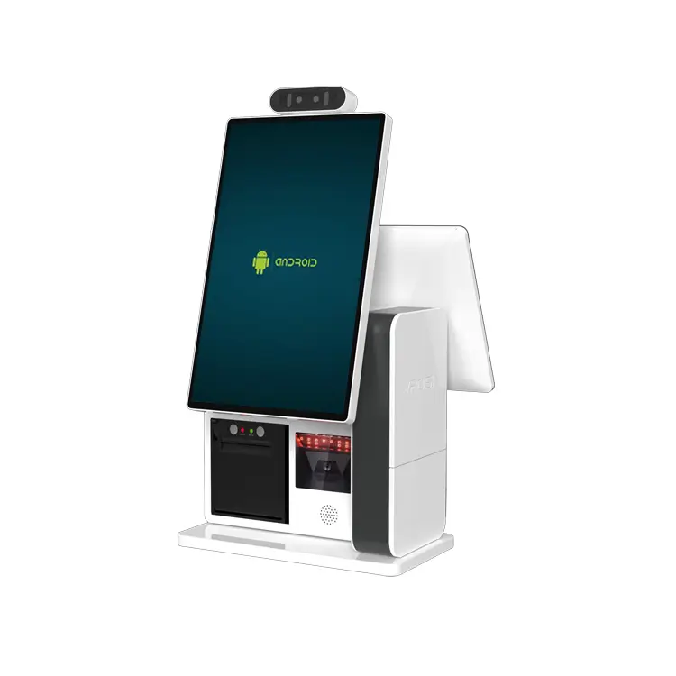 Self Service Cash Register Machine Pos Systems With Thermal Printer and Scanner 1D 2D Payment Self Checkout Kiosk Machine — image 7