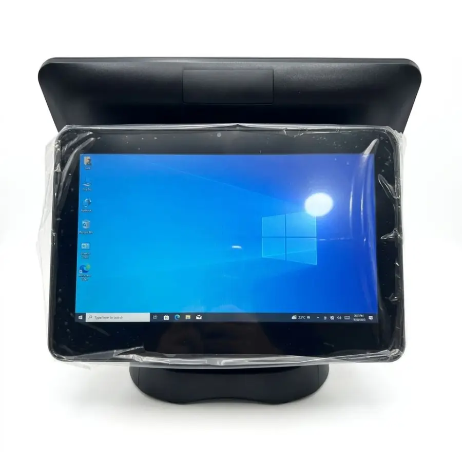 OSCAN 15.6 Inch Dual Screen All in One Point of Sale Touch Screen Pos Machine With 11.6 Inch Customer Display — image 3