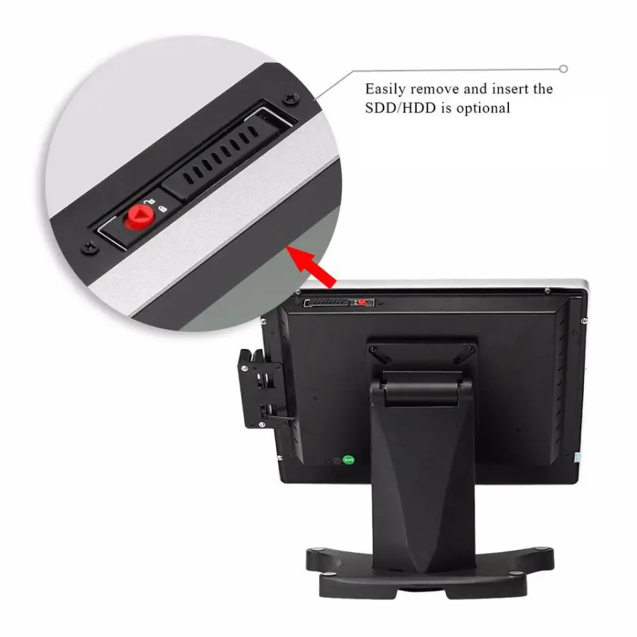 15" True Flat Touch Screen Cash Register All in One POS System for Restaurant Supermarket Retail Business — image 6