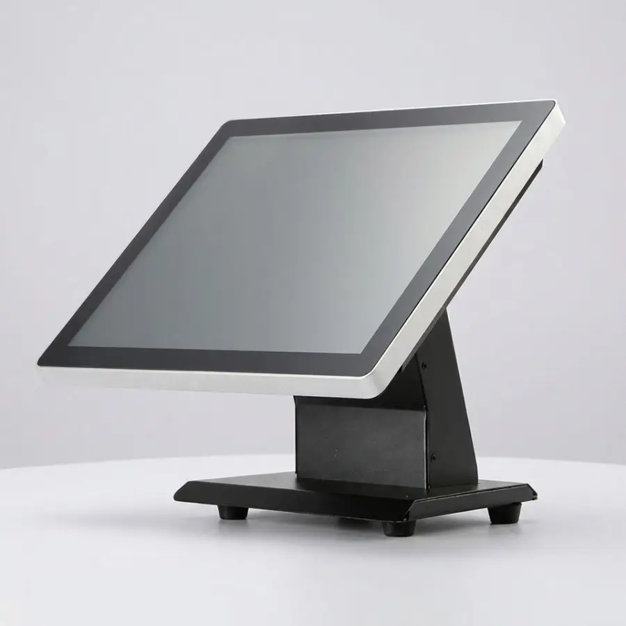 15" True Flat Capacitive Touch Industrial All in One Panel PC Retail Cash Register Terminal for Supermarket Convenience Store — image 7