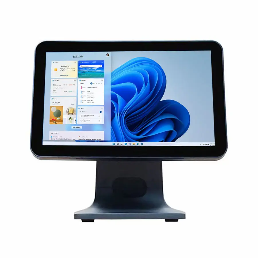 15.6 Inch Capacitive Touch Screen Ordering System Cashier Machine Pos System Terminal for Store — image 3