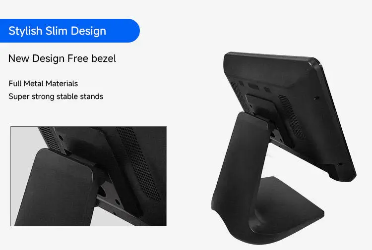 15.6 Inch Capacitive Touch Screen Ordering System Cashier Machine Pos System Terminal for Store — image 6