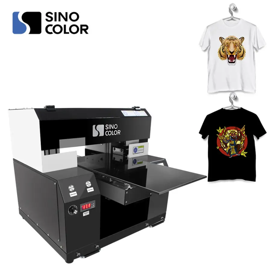 Best Price A3 A2 3040 Size DIY T-shirt Hoodies Textile Printing Machine Automatic DTG Full-colour Printer TP-300 — view 1