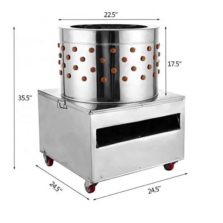 Chicken Cleaner Plucker Chicken Plucker Machine Rubbers Chicken Plucker 60cm Machine — image 7
