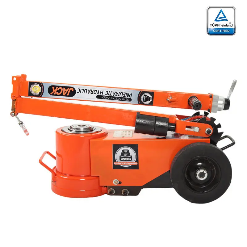 China Manufacturer 30-120 Ton Pneumatic Air Floor Jacks for Truck — view 2