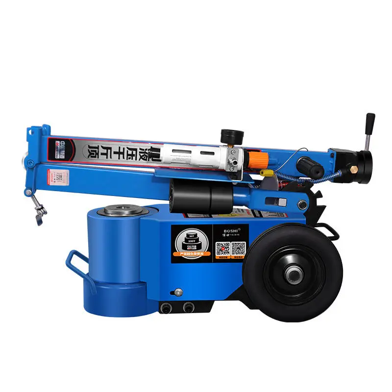 Two Stage 50t Air Hydraulic Floor Jack for Low Clearance Vehicles — view 3