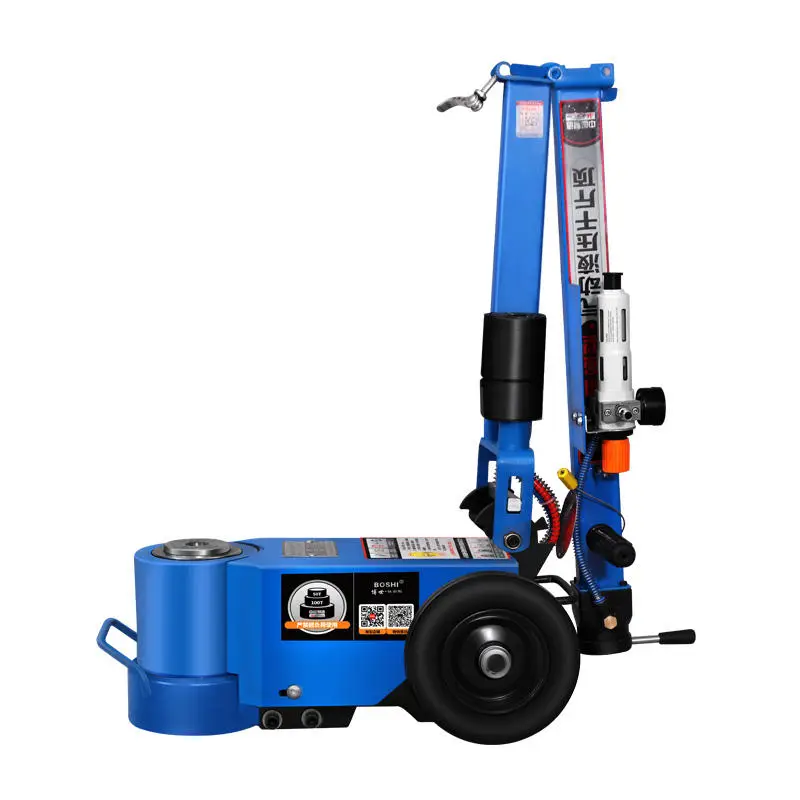 Two Stage 50t Air Hydraulic Floor Jack for Low Clearance Vehicles — view 4