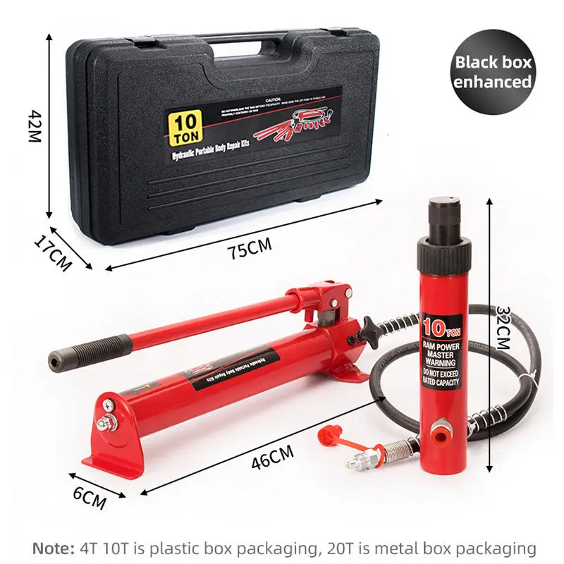 Made in China 10T Auto Body Frame Repair Hydraulic Porta Power Auto Repair Kit Jack — view 3