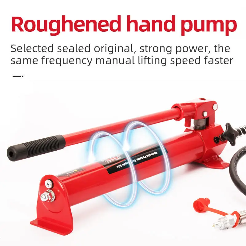 Made in China 10T Auto Body Frame Repair Hydraulic Porta Power Auto Repair Kit Jack — view 4