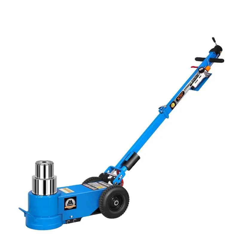 80tonne Pneumatic air Lifting Hydraulic Cylinder Truck Long Ram Jack with Bridge — view 1