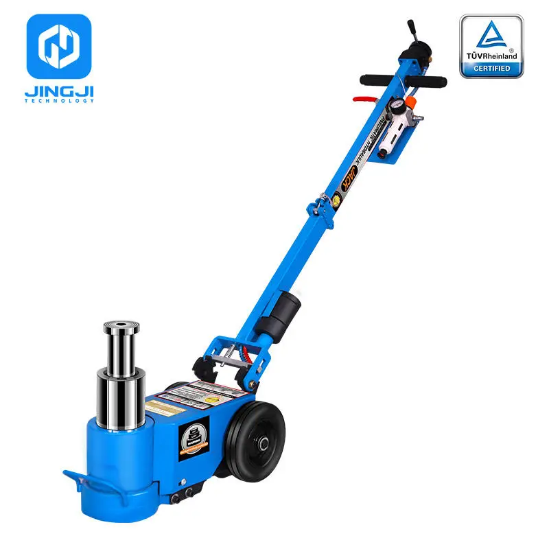 80tonne Pneumatic air Lifting Hydraulic Cylinder Truck Long Ram Jack with Bridge — view 2