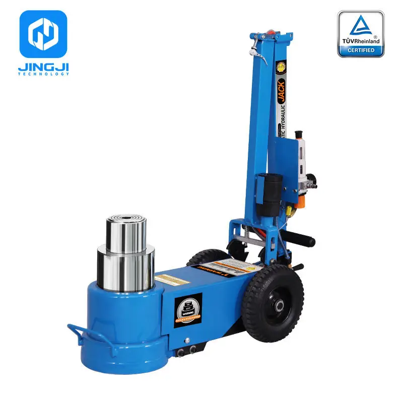 80tonne Pneumatic air Lifting Hydraulic Cylinder Truck Long Ram Jack with Bridge — view 4