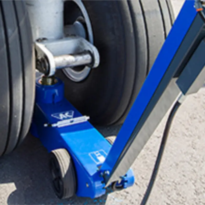 High Tonnage Portable Pneumatic air Hydraulic Jack Automatic Double Action for Truck Lifting Bridge — view 2