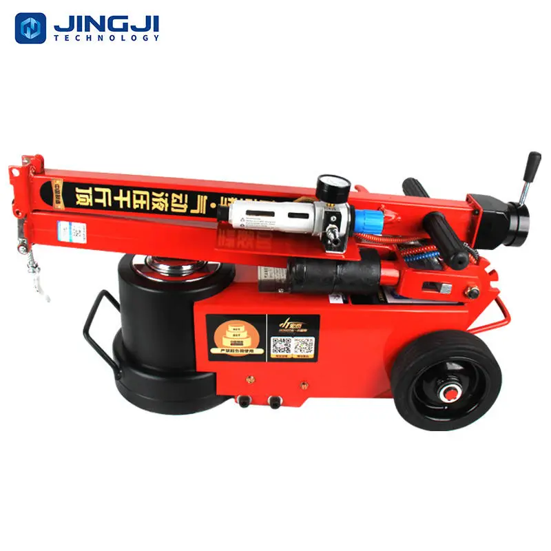 Jingji New 40 80 Ton Pneumatic Hydraulic Jack for Truck Trolley Floor Jacks for Lifting Heavy Auto Pneumatic Jack for Tr — view 2