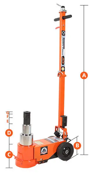Truck Repair Lift Jacks 50 Ton Pneumatic Air Hydraulic Jack — view 3