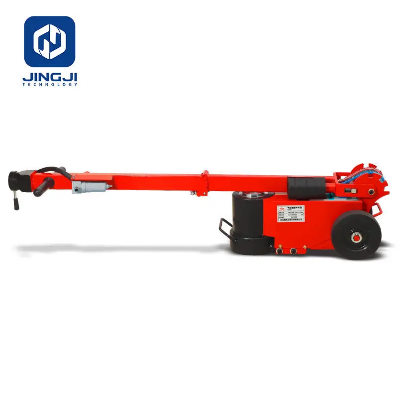 Jingji New 40 80 Ton Pneumatic Hydraulic Jack for Truck Trolley Floor Jacks for Lifting Heavy Auto Pneumatic Jack for Tr — view 6