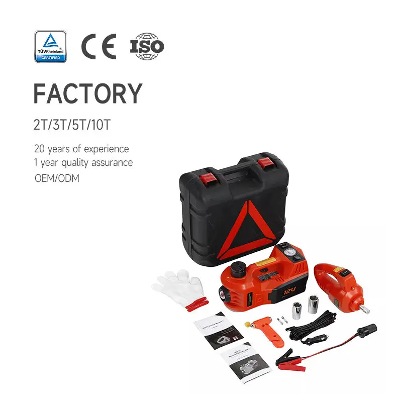 Versatile Outdoor Heavy Duty 5t 4 in 1 Electr Jack Kit 3 in 1 Electric Hydraulic Car Jack — view 2