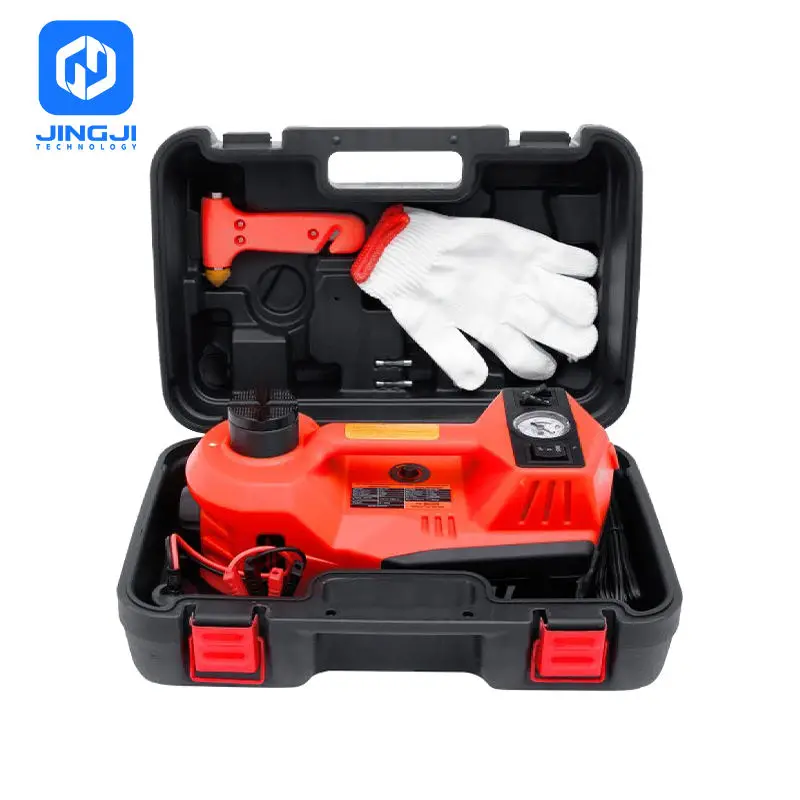 Battery-Powered Hydraulic Jack Commercial Auto Car Jack Set 3 T Electric Jack — view 2