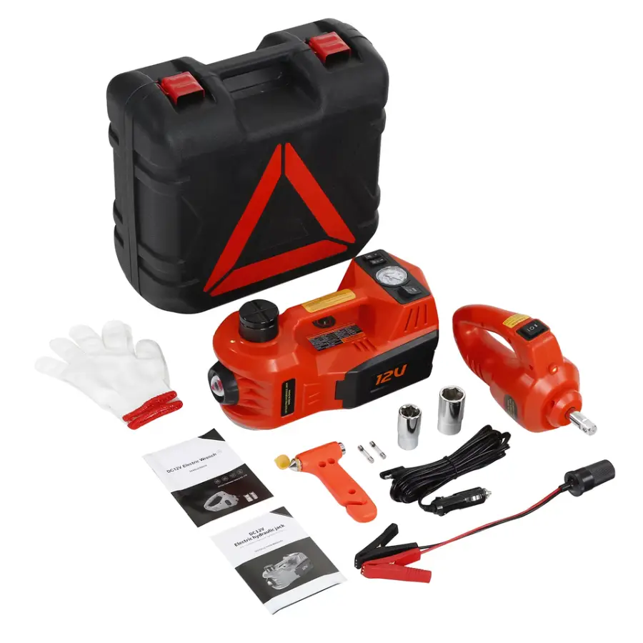 Car Repair Tool All-in-one Automatic 12v 5 Ton Electric Jack for Sedans and SUV — view 1