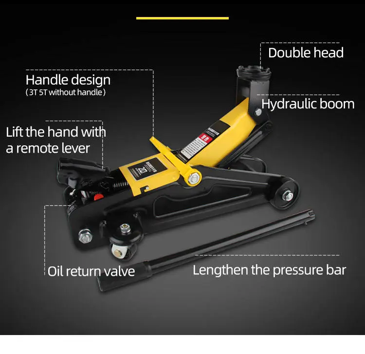 5 Ton Low Profile Trolley Jack Hydraulic Floor Jack for Sale — view 6