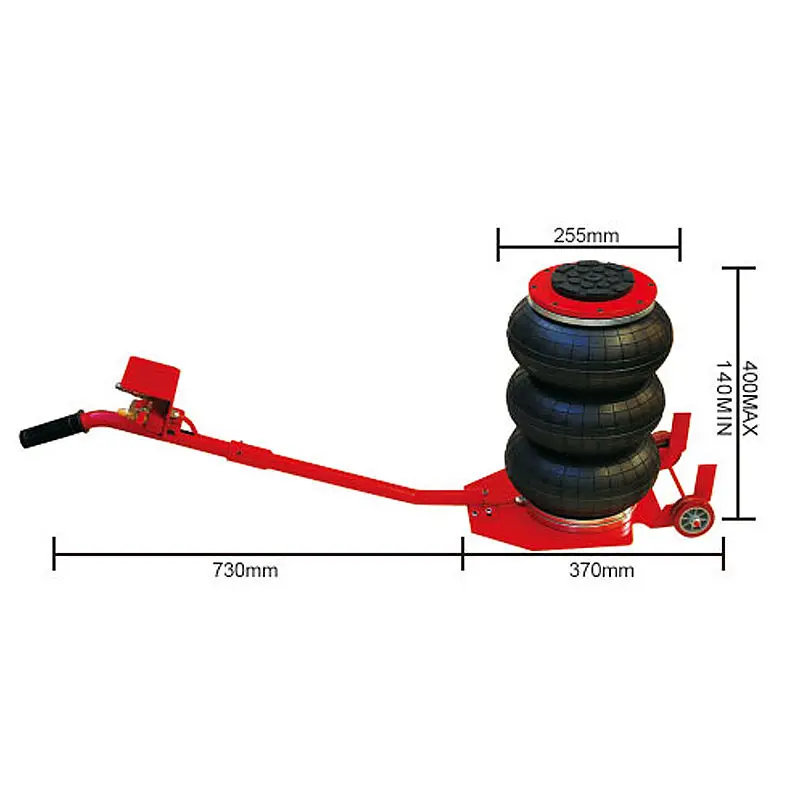 Bumper Jack and Approved Portable Air Compressor Lift Rolling Hydraulic Transmission Jack Used air Jack Low Profile — view 4