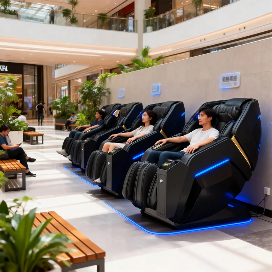 T60-SY Zero Gravity Full Body Electric Massage Chair Vending Commercial Coin Operated Airport Mall Bill Acceptor Payment — view 1