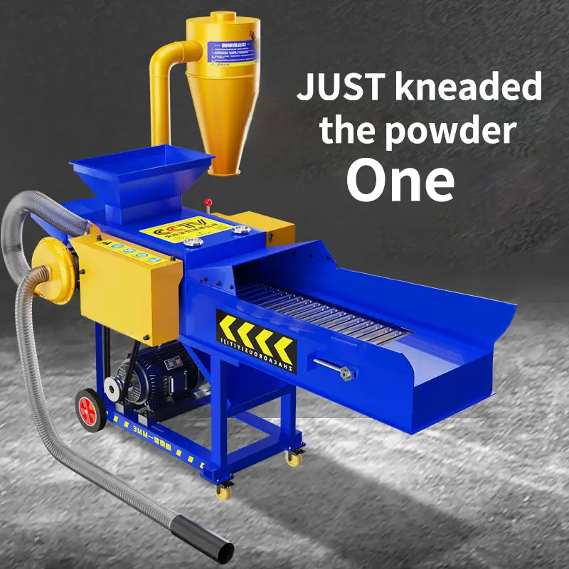 New Wet & Dry Straw Grass Forage Processing Crusher Machine-Multifunctional 3.9 Ton/H Capacity Carbon Steel — view 2