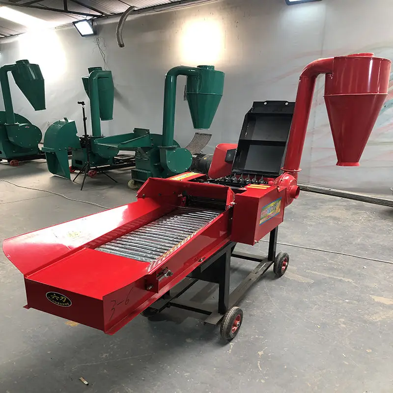 New Wet & Dry Straw Grass Forage Processing Crusher Machine-Multifunctional 3.9 Ton/H Capacity Carbon Steel — view 6