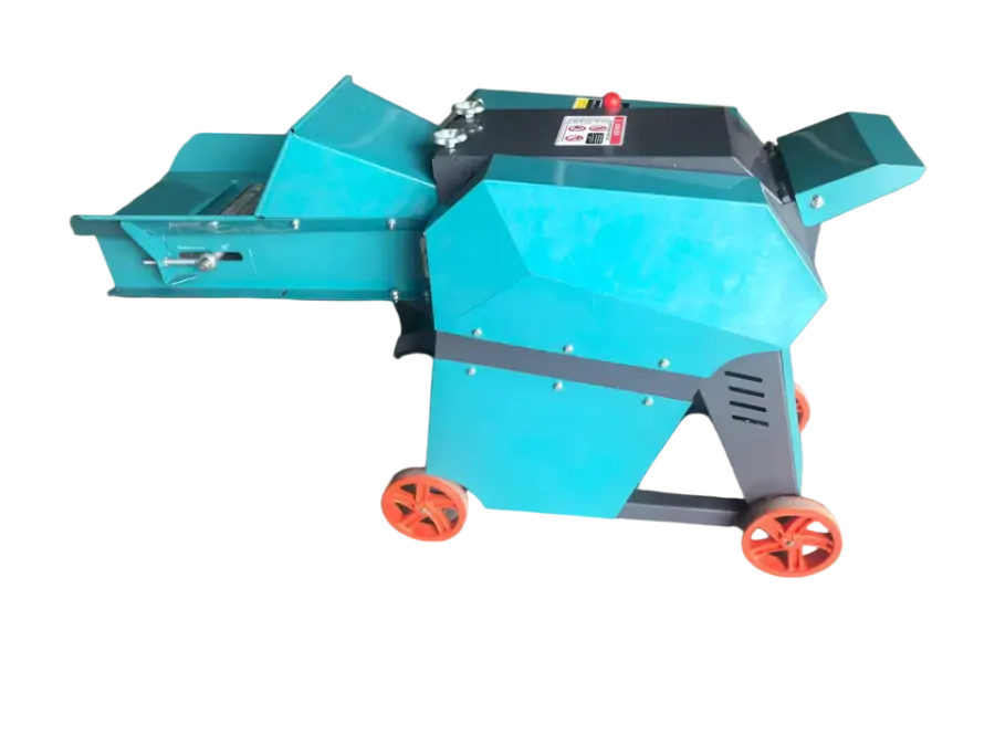 Small Chaff Cutter Low-priced Grain Husk Shredder for Straw and Corn Silage - for Animal Feed - for Farms and Households — view 4
