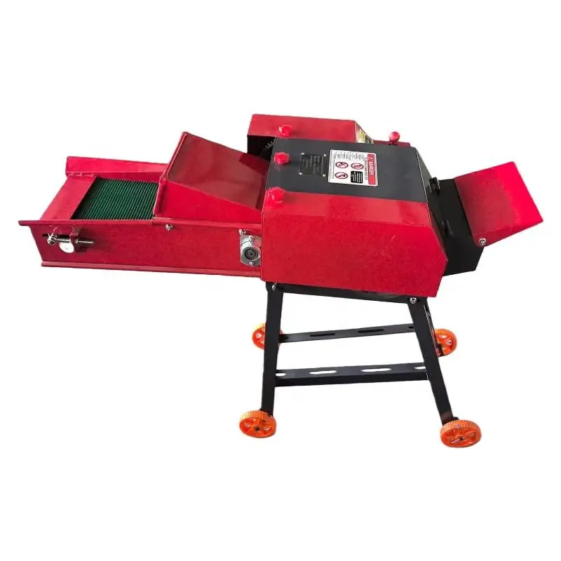 New Household Electric Chaff Cutter & Small Chopper with Iron Construction Capacity for Rabbit & Chicken Feed — view 1