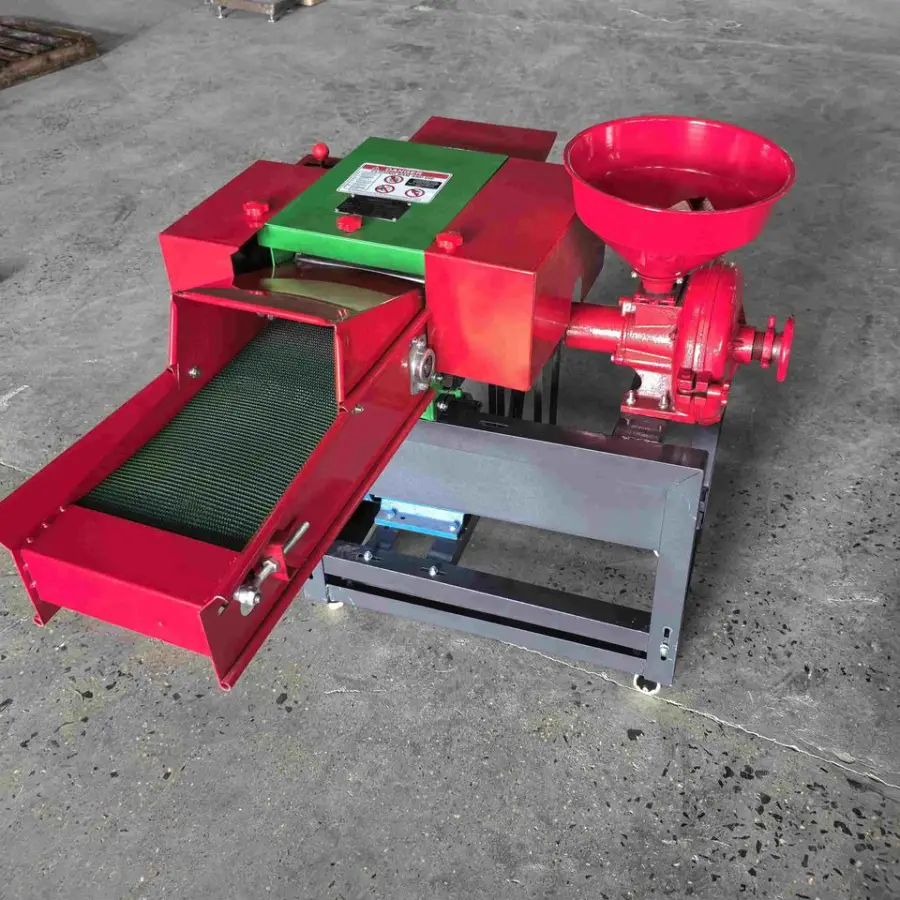 Chaff Cutter Machine Household Farm Use Animal Feed Processing Picadora De Pasto Para Ganado Grinding Combined Grain Cut — view 2
