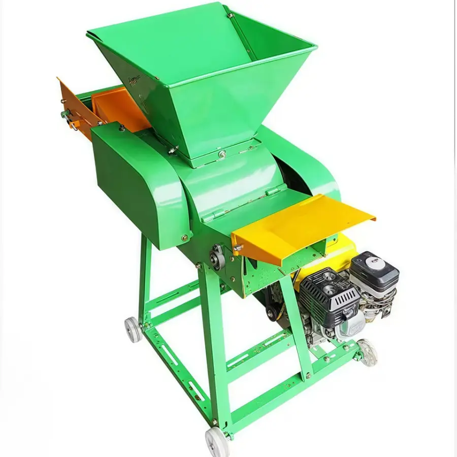 New Small Chaff Cutter Electric-Powered Animal Feed Cutter Livestock Feed Silage Machine Grass Cutter Corn Silage Choppe — view 1
