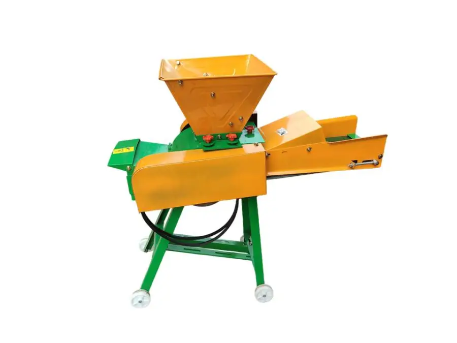 New Small Chaff Cutter Electric-Powered Animal Feed Cutter Livestock Feed Silage Machine Grass Cutter Corn Silage Choppe — view 4