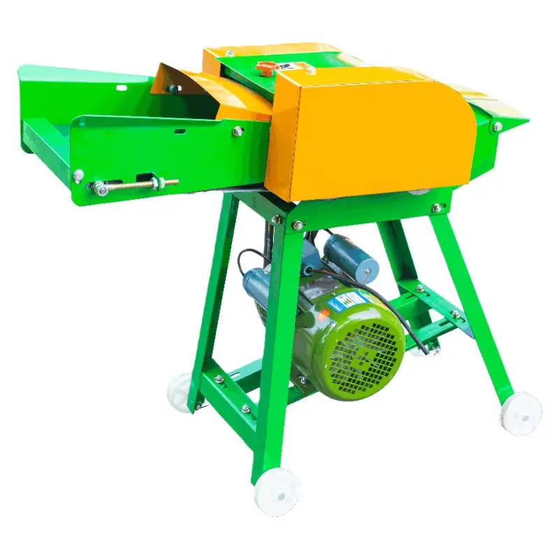 New Small Chaff Cutter Machine Feed Crusher Grass Cutting Machine for Cattle Farm Silage Animals Feed Grinder — view 3