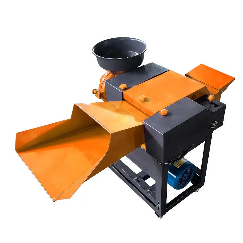 New Electric Engine Chaff Cutter Forage Chopper Home Use Livestock Feed Silage Machine Wheels Capacity High Safety — view 4