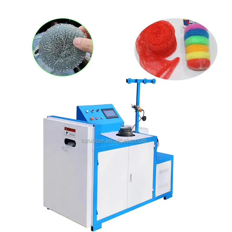 AV-B3 From Yincheng Machinery Mesh Scrubber Scourer Sponge Ball Making Machine with High Tech System — view 1