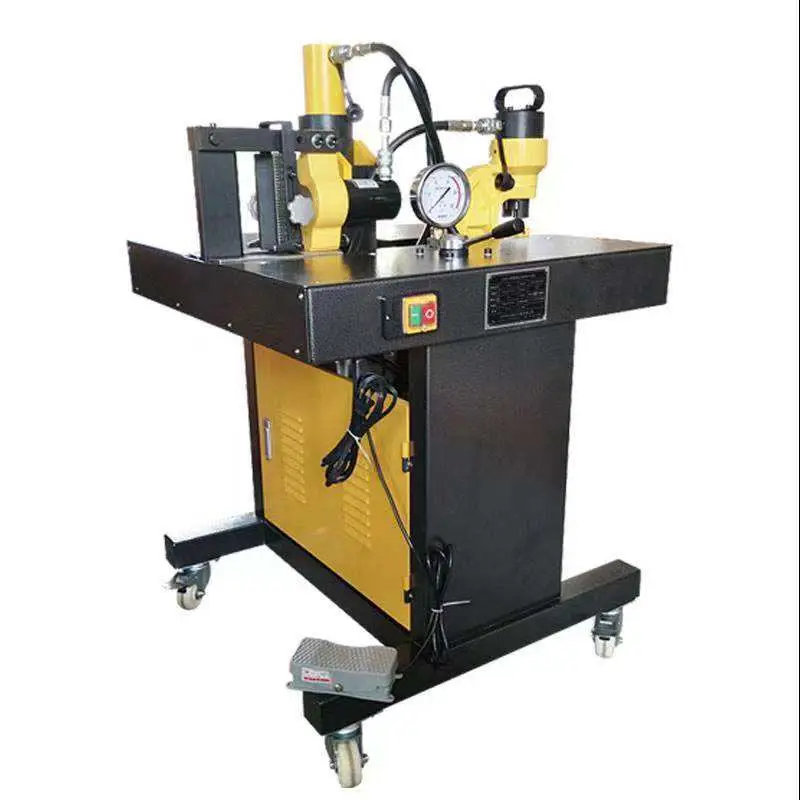 Three in One Punching Bending Cutting Small Bus bar Machine Portable Busbar Machine Made in China — view 2
