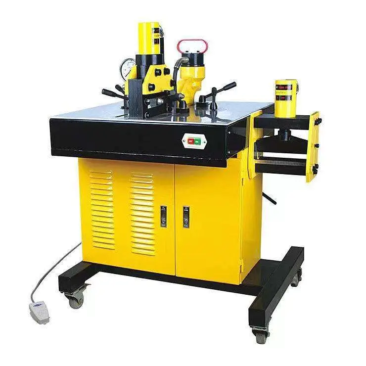 Three in One Punching Bending Cutting Small Bus bar Machine Portable Busbar Machine Made in China — view 3