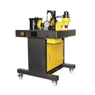 Three in One Punching Bending Cutting Small Bus bar Machine Portable Busbar Machine Made in China — view 4