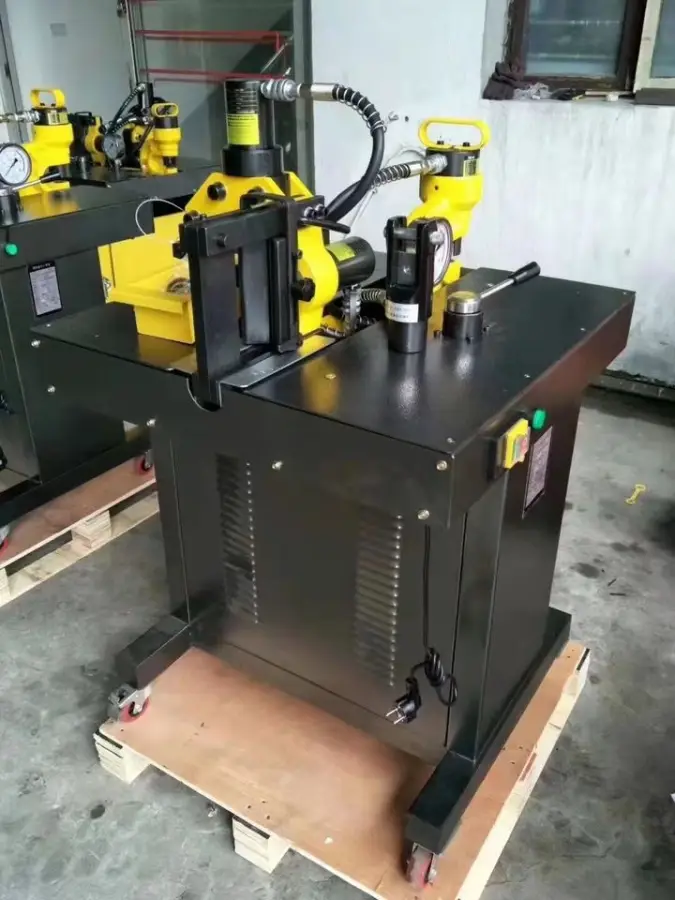 Three in One Punching Bending Cutting Small Bus bar Machine Portable Busbar Machine Made in China — view 6