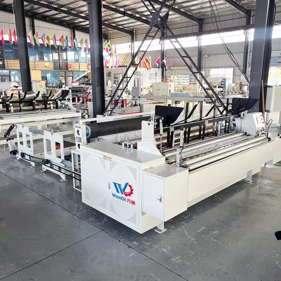 High Speed Toilet Tissue Paper Rewinding Machine Automatic Toilet Roll Machine Toilet Tissue Paper Making Machine Price — view 3