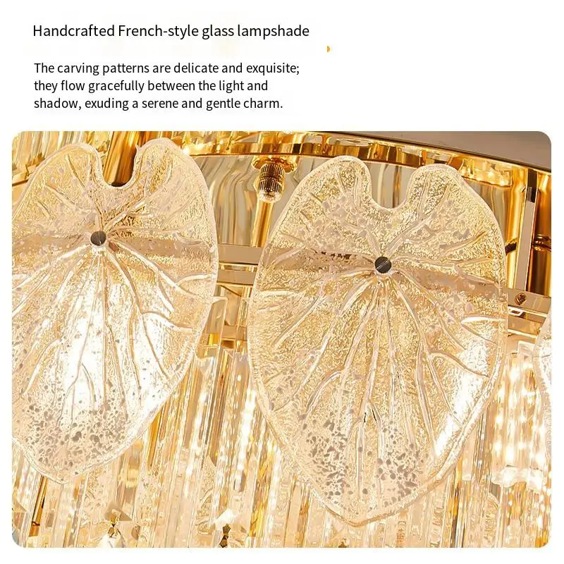Luxury Modern Livingroom Bedroom Ceiling Lamp Crystal Villa Banquet Hall Style for Hotel Lobby Whole House Decor Ceiling — view 4