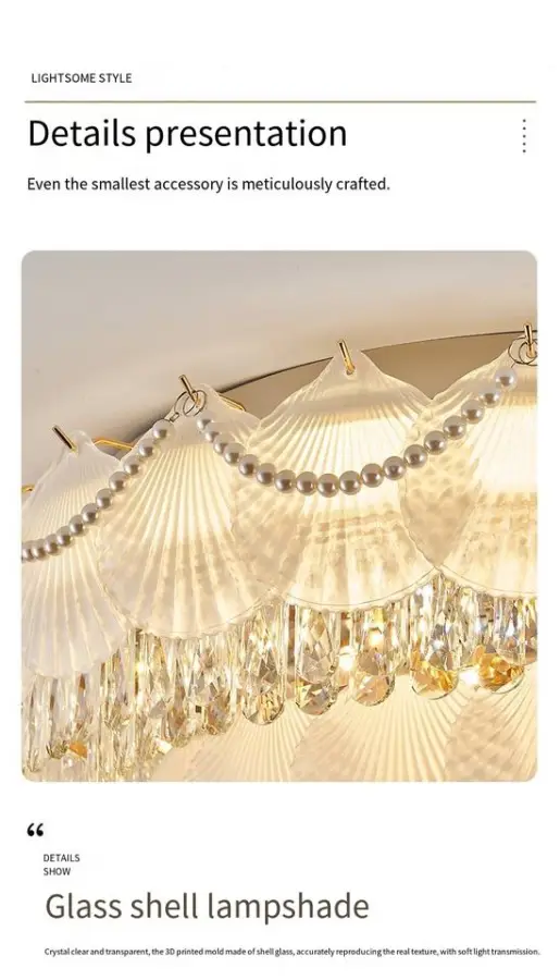 Luxury French Crystal Ceiling Lamp Home Room LivingRoom Bedroom Villa Hotel Banquet Lobby Hall Decor Iron Glass Ceiling — view 3