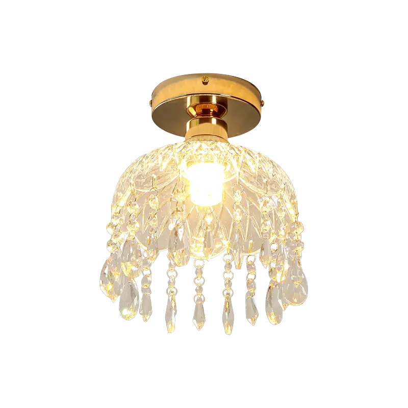 Luxury Hotel Home Doorway Wall Lamp Hallway Bar Crystal Light Villa Elegant Modern Wedding Banquet Hall Decor Ceiling La — view 3