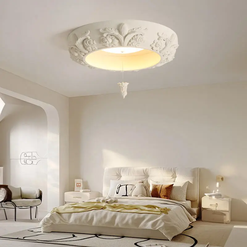 French Classic LED Villa Ceiling Lamp Resin Middle Ceiling Light for Living Room Hotel Lobby Wedding Banquet Hall Ceilin — view 6