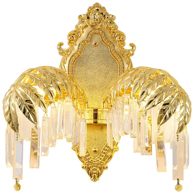 European Luxury Villa Duplex Hotel Crystal Chandelier Zhongshan Lighting French Style for Living Dining Room Middle-Aged — view 1