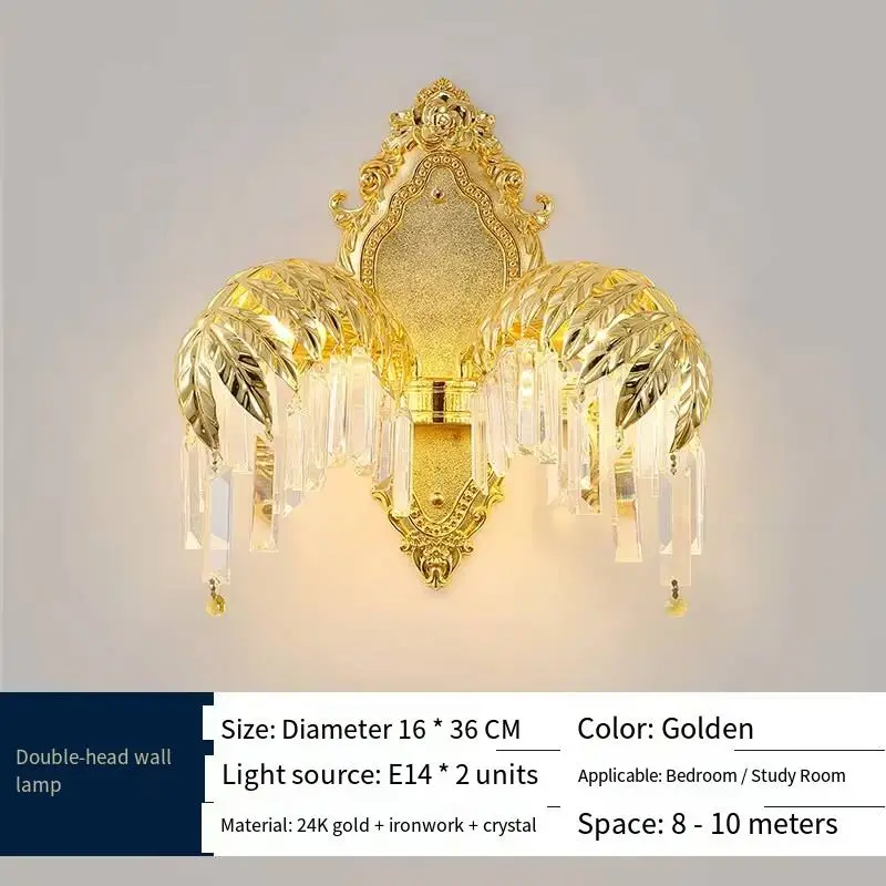 European Luxury Villa Duplex Hotel Crystal Chandelier Zhongshan Lighting French Style for Living Dining Room Middle-Aged — view 2
