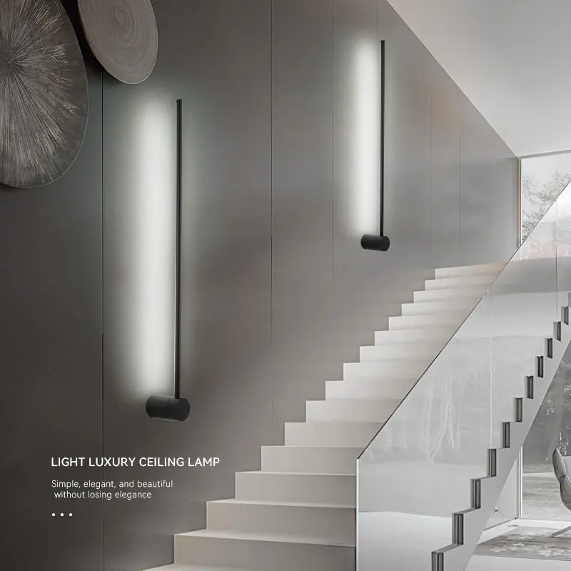 Aluminum LED Wall Lamp with Shade Adjustable Dimmable Light for Living Room Bedroom Home Office Stairs Bathroom Decor Li — view 1