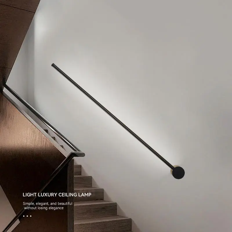Aluminum LED Wall Lamp with Shade Adjustable Dimmable Light for Living Room Bedroom Home Office Stairs Bathroom Decor Li — view 2